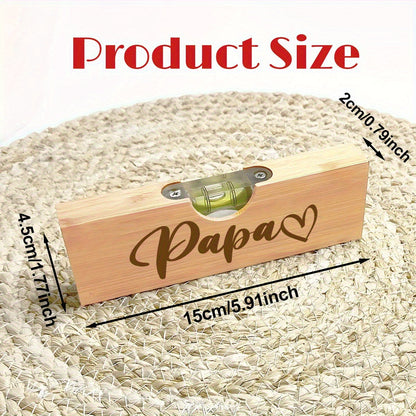 Papa Spirituslibelle & Flesopener – Mannen Geschenk Gereedschap met Gravure, praktisch voor klusser en papa