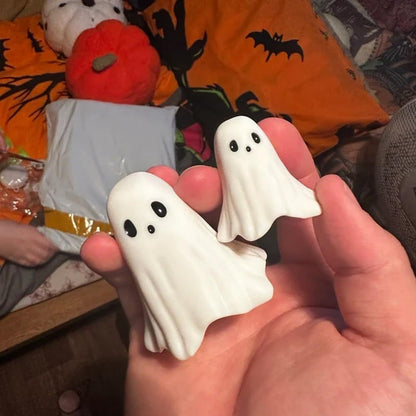 Figura Decorativa Fantasma Halloween con Dito Medio – Decorazione Divertente e Birichina per Halloween