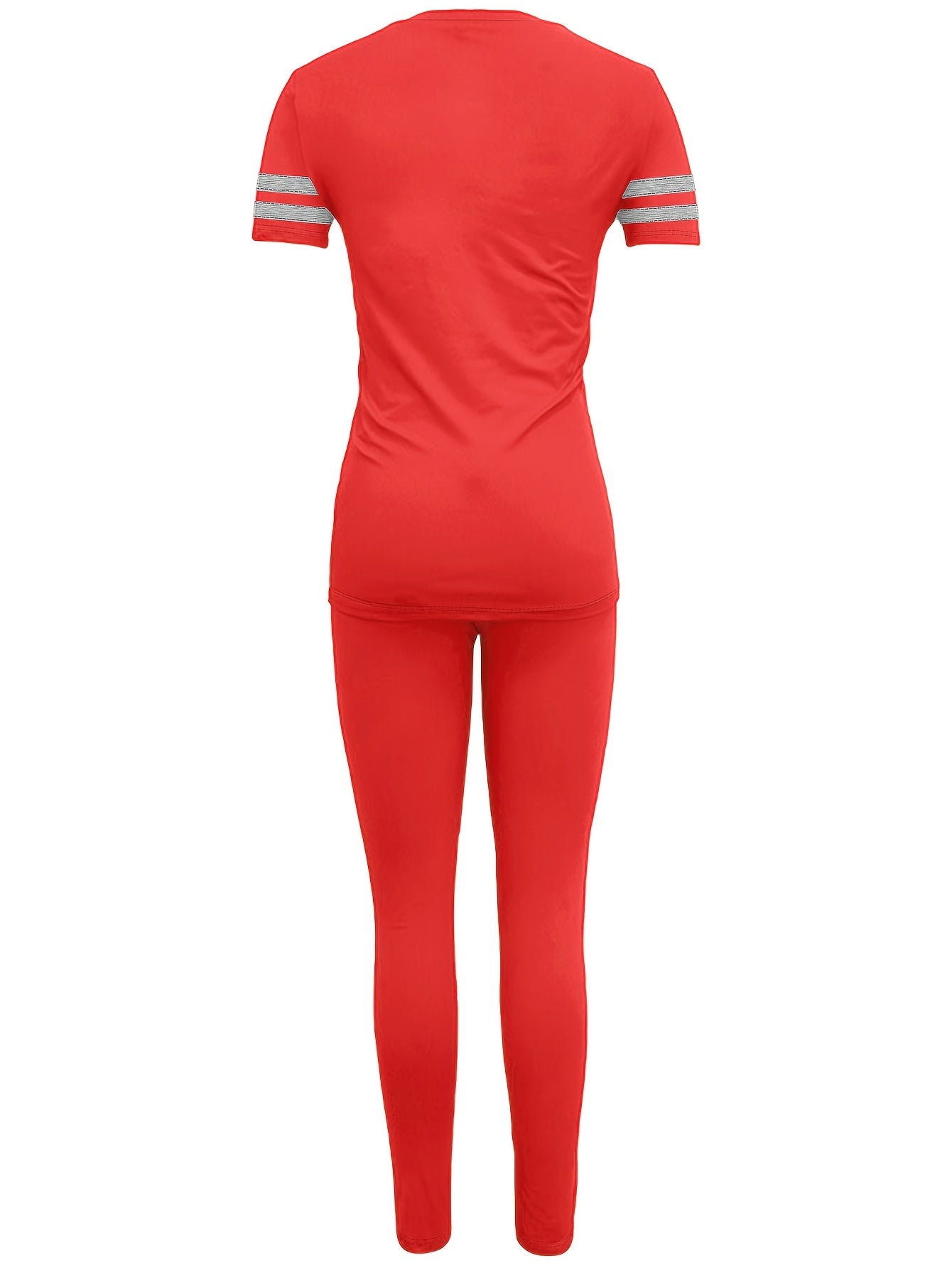 Set casual sportivo da donna – Completo con T-shirt e leggings per tutti i giorni e il tempo libero