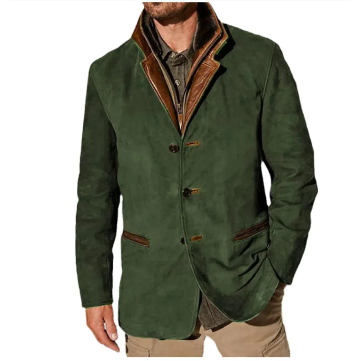 Herren Vintage Freizeitjacke – Klassischer Stil für Alltag und besondere Anlässe