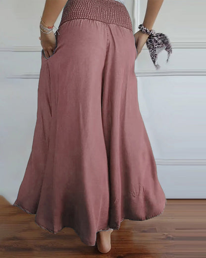 Dams vida high waist fritidsbyxor – Elegant komfort för vardag & semester