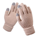 Gebreide touchscreen-handschoenen voor dames