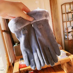 Warme handschoenen met touchscreenfunctie