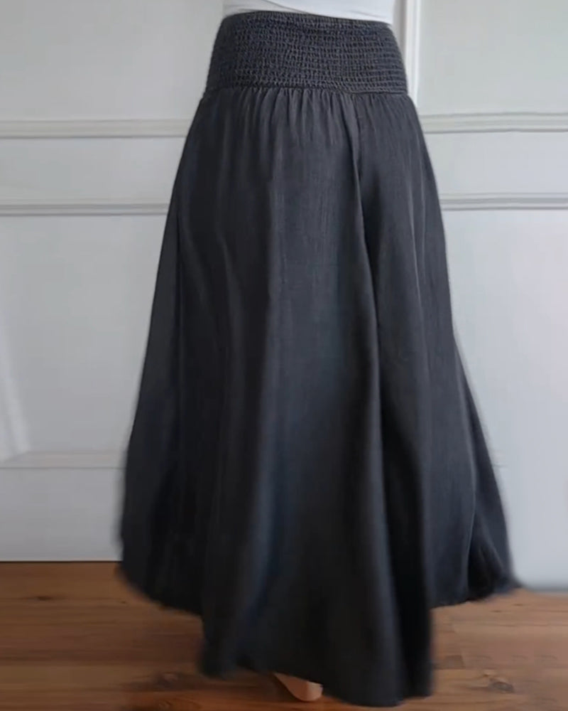 Dams vida high waist fritidsbyxor – Elegant komfort för vardag & semester