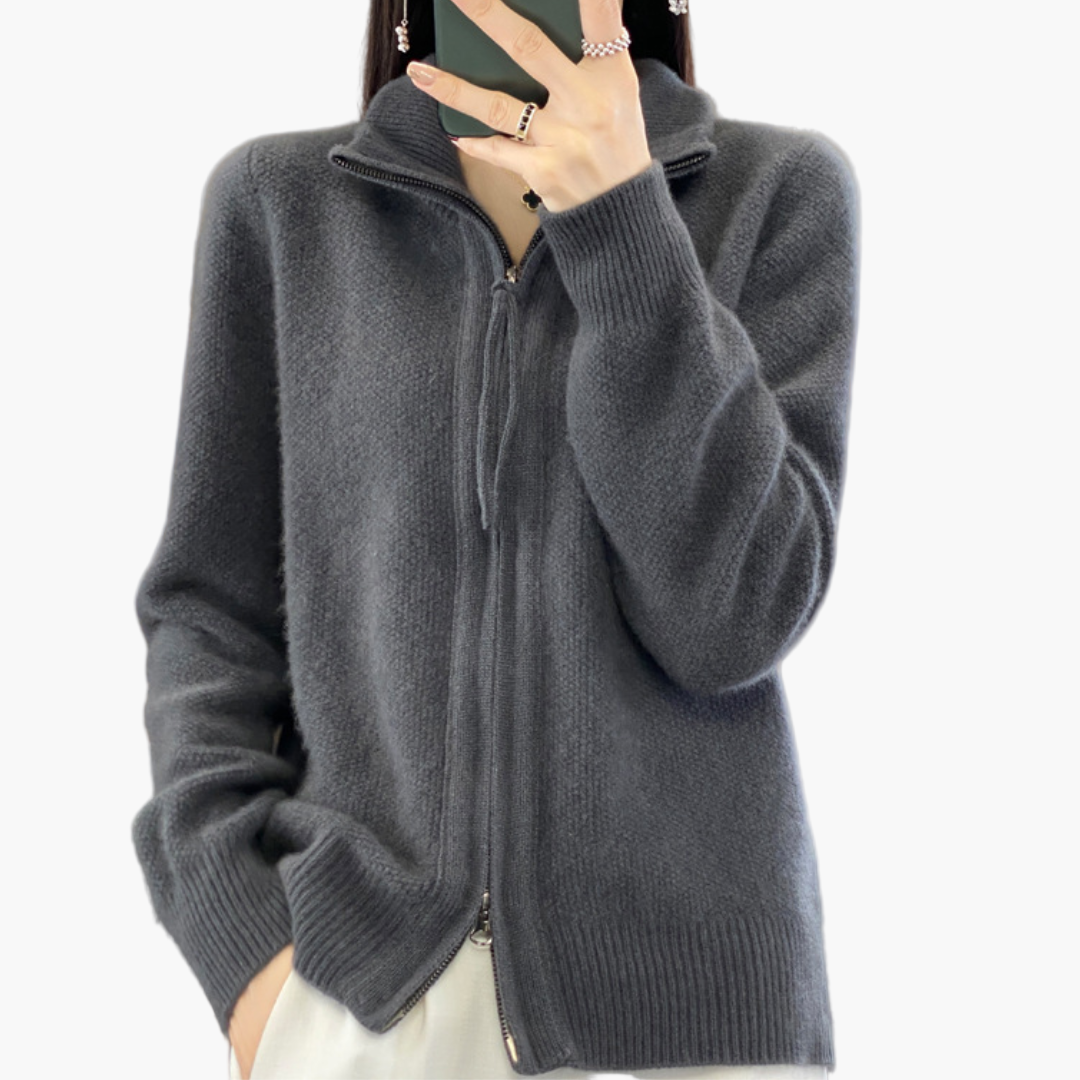 Cardigan con Cerniera da Donna – Cardigan alla Moda per Quotidiano, Ufficio e Tempo Libero