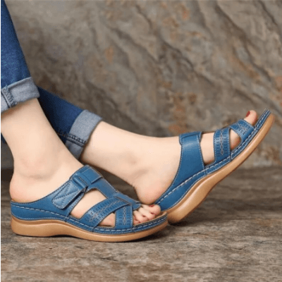 Sandali Donna Confortevoli con Zeppa e Design Slip-On – Perfetti per Quotidiano e Tempo Libero