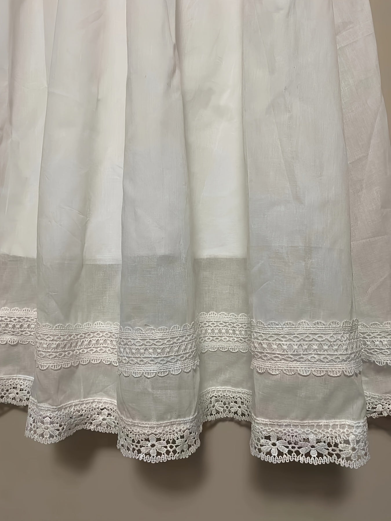 Enagua vintage de mujer con encaje – Elegante petticoat de línea A para el día a día y ocasiones especiales