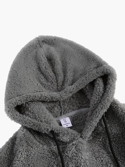 Set tuta da jogging con felpa in pile da uomo – Look comodo per tempo libero e casa