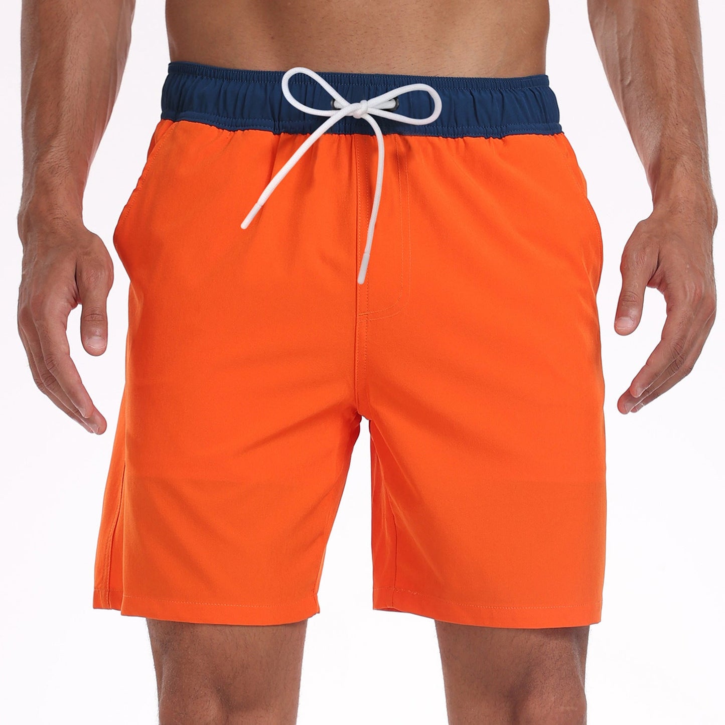 Herrebadeshorts med inderlomme – Sportslige badeshorts til strand og fritid