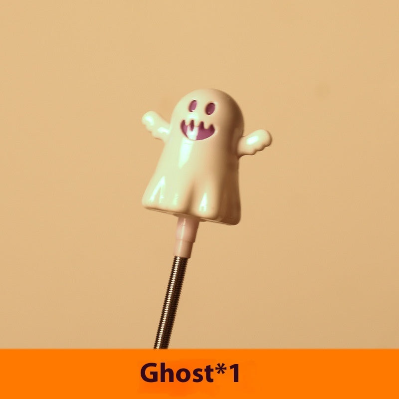 Bâton lumineux à manivelle Halloween pour enfants – Amusement pour fête et décoration