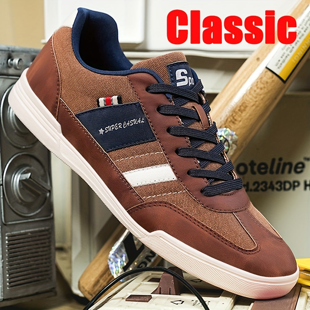 Męskie sneakersy w stylu vintage, super casual na co dzień i czas wolny