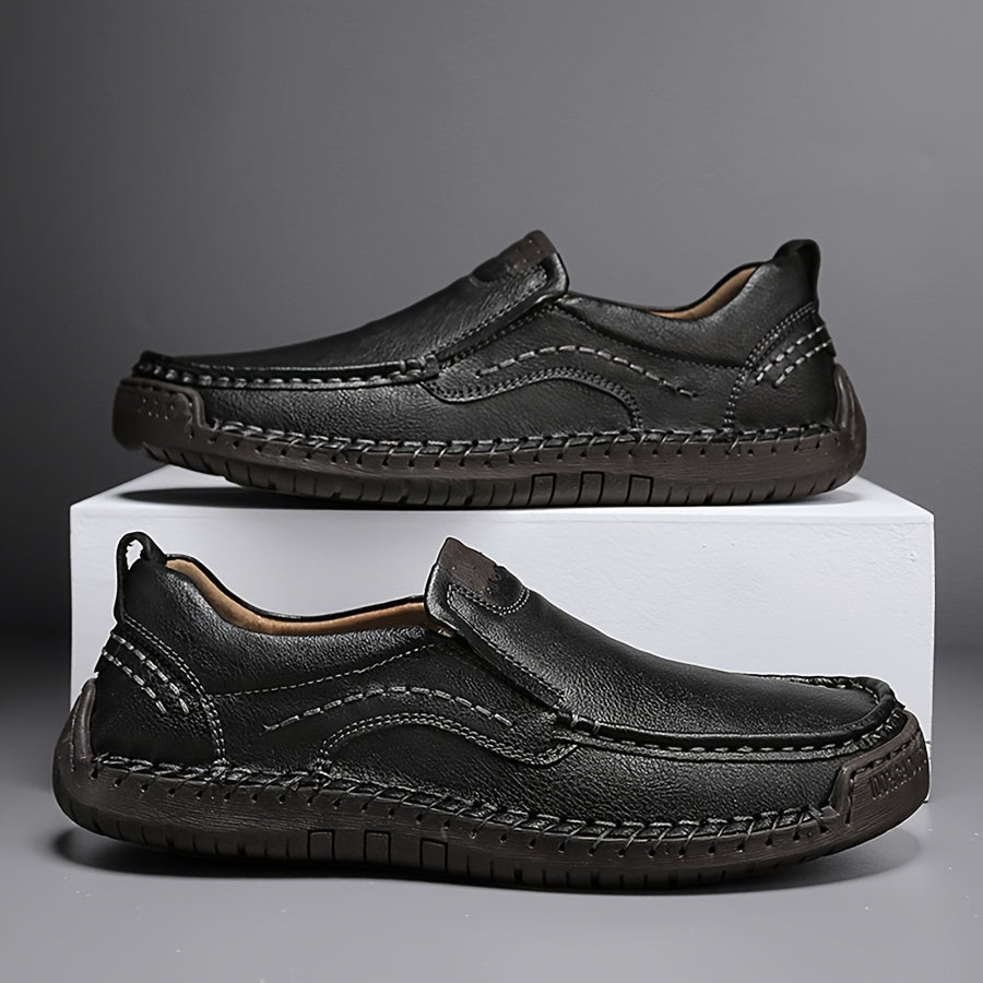 Herren slip-on fritidsskor – bekväma mokassin-slip-ins för vardag och kontor