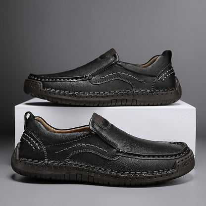 Herren slip-on fritidsskor – bekväma mokassin-slip-ins för vardag och kontor