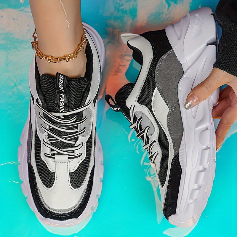 Dame Chunky Sneaker i moderne streetwear-design – Sportssko til fritid og fitness