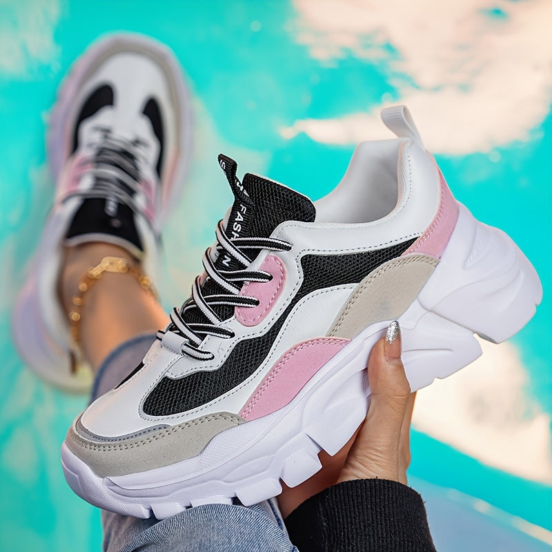 Dame Chunky Sneaker i moderne streetwear-design – Sportssko til fritid og fitness