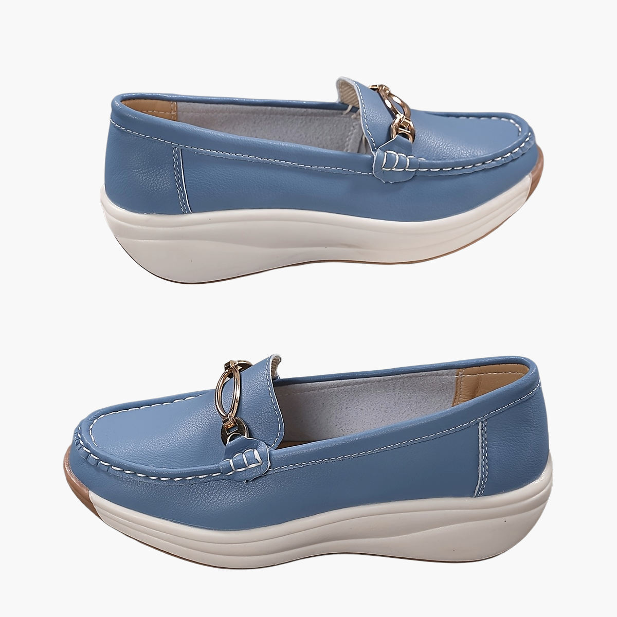 Damskie mokasyny slip-on Elegant – komfortowe buty casualowe z modnym designem