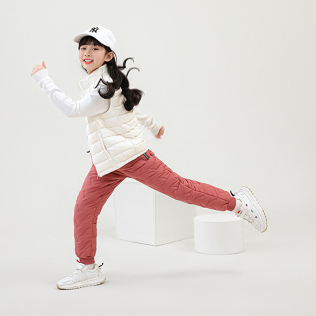 Pantalon thermique d’hiver outdoor enfant – Imperméable et doublé pour garçons et filles – Pantalon de neige sportif pour activités