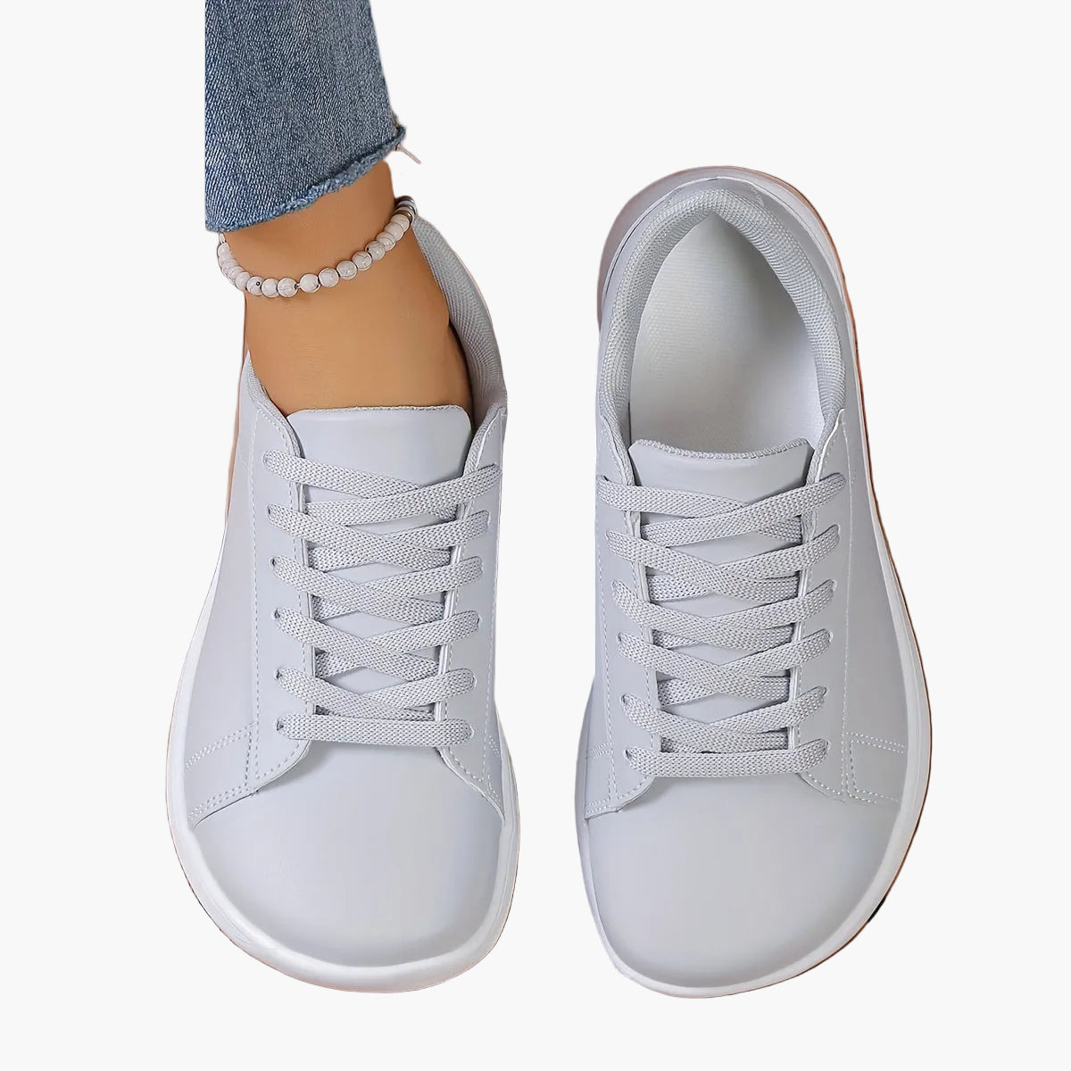 Damen Sneaker Freizeit Klassisch Bequem Alltagsmode
