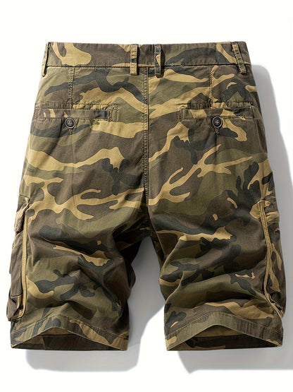 Pantaloncini Cargo Uomo Design Camouflage – Bermuda Outdoor e Tempo Libero con Tasche