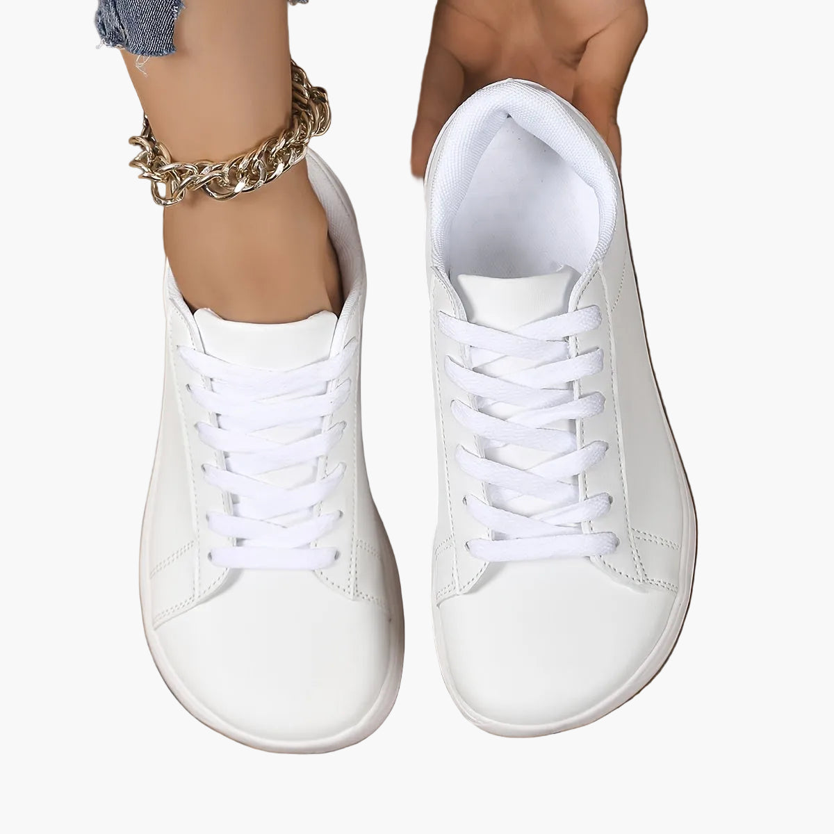 Damen Sneaker Freizeit Klassisch Bequem Alltagsmode