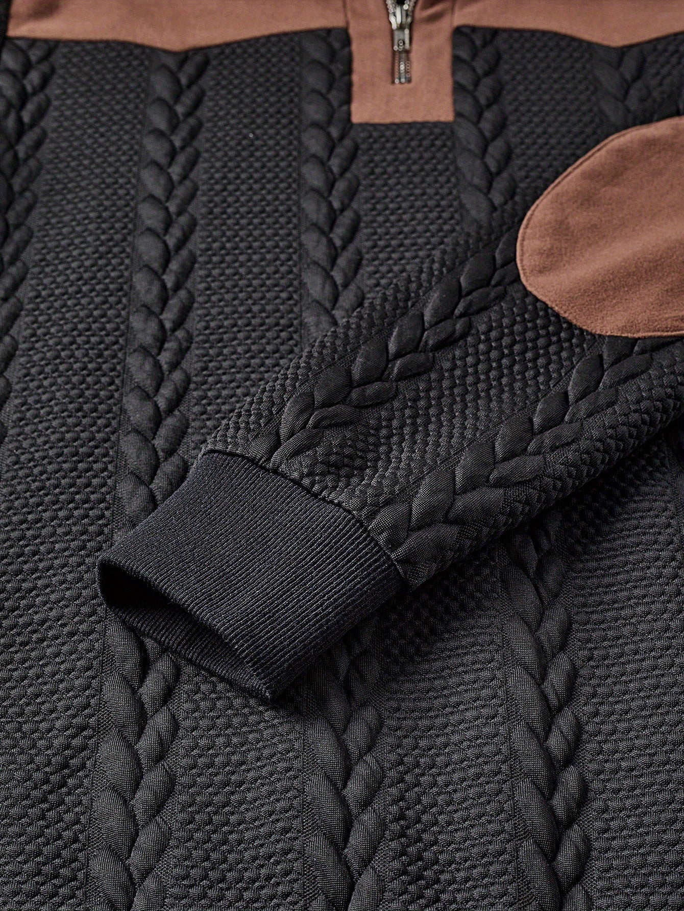 Jerséi de punto para hombre con cuello de cremallera de moda y encanto retro – Perfecto para tiempo libre y uso diario con estilo
