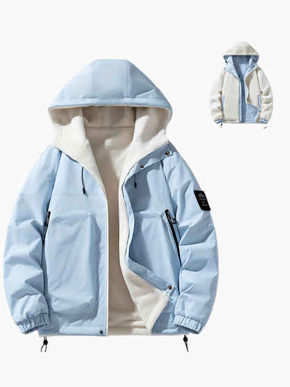 Heren vrijetijds winterjas met capuchon – Modieuze outdoor overgangsjas, dagelijks & streetwear