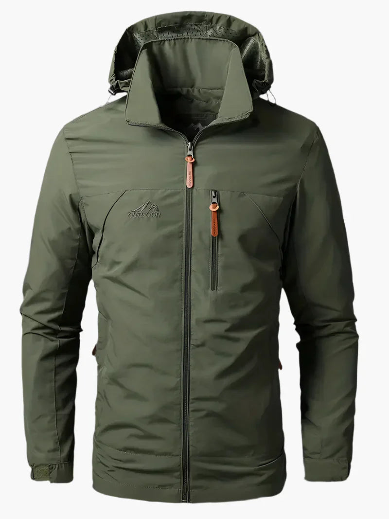 Veste fonctionnelle outdoor homme – Imperméable et coupe-vent pour aventures et quotidien
