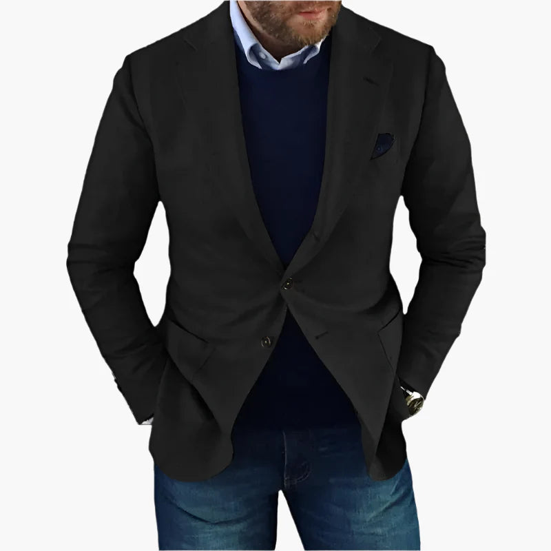 Heren Blazer Klassiek Elegant – Veelzijdig Colbert voor Kantoor, Evenement & Vrije Tijd