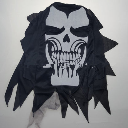 Costume Halloween homme Faucheuse pour adultes – Tenue effrayante pour fêtes d’Halloween & décoration