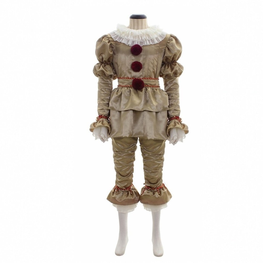 Costume Halloween Clown Pennywise per Adulti – Costume Horror Spaventoso per Carnevale