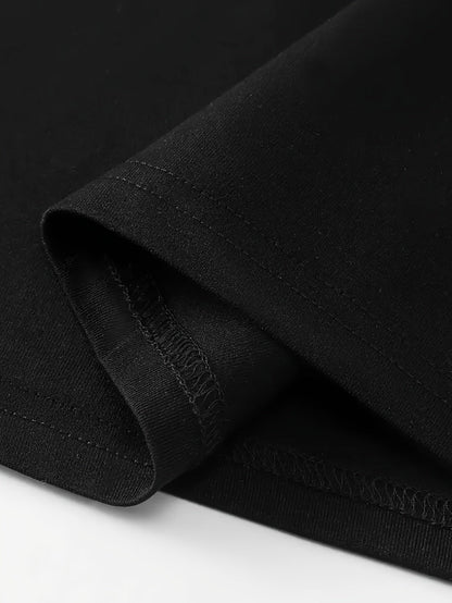 T-shirt uomo con stampa artistica di orso e stile streetwear moderno