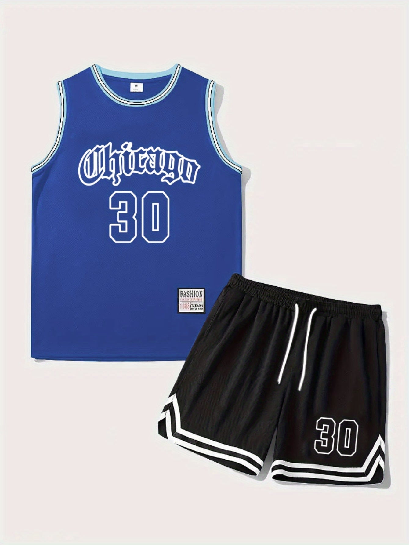 Herrarnas baskettröjset Chicago 30 – sportigt linne och shorts för träning och fritid