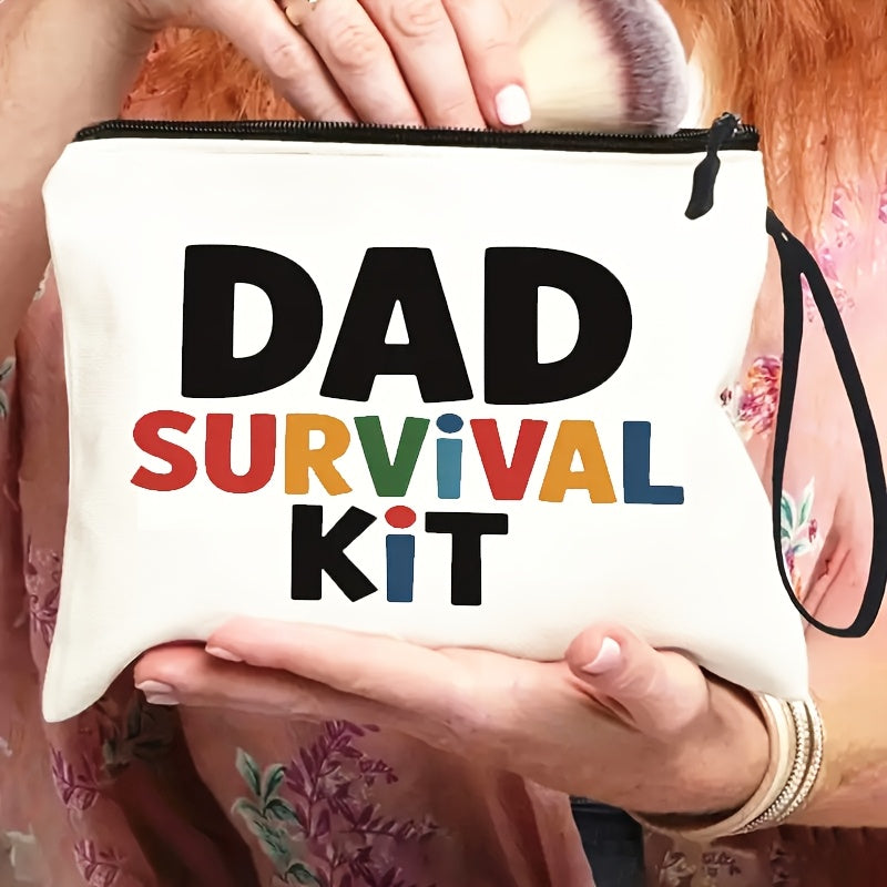 Herren Kulturtasche Dad Survival Kit – Lustiges Geschenk für Väter, Organizer für den Alltag