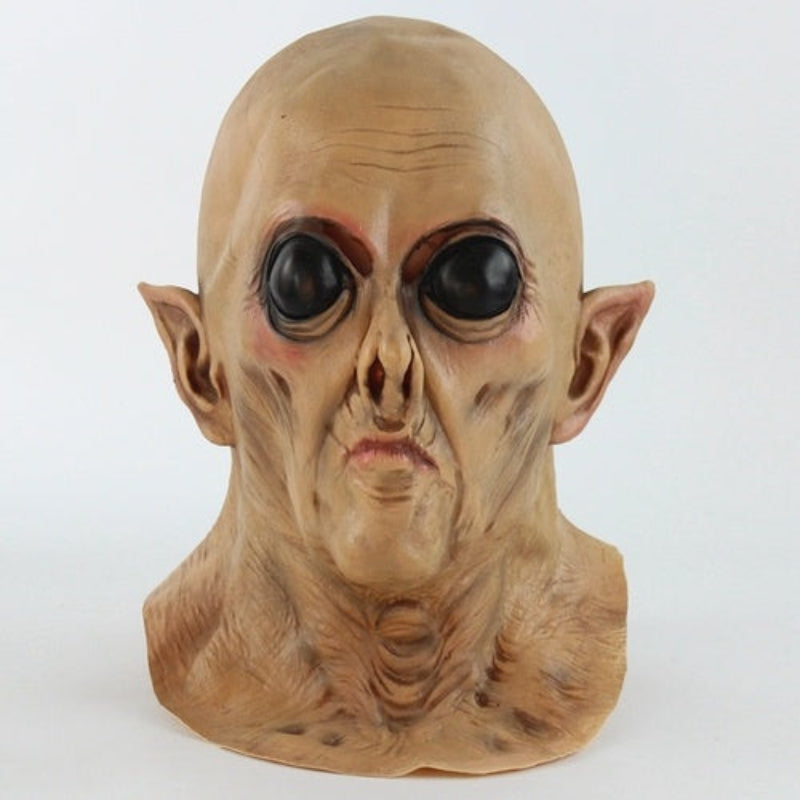 Maschera mostro tentacolo di Halloween – Maschera testa in lattice spaventosa per adulti
