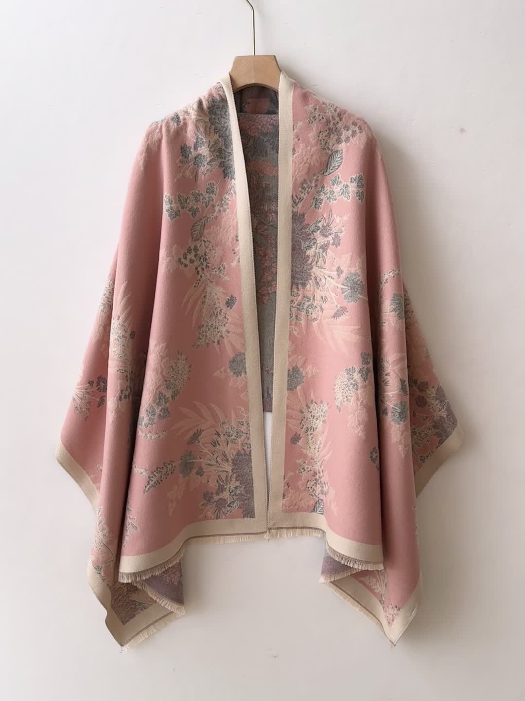 Cardigan kimono femme à imprimé floral – Style bohème élégant pour loisirs et quotidien