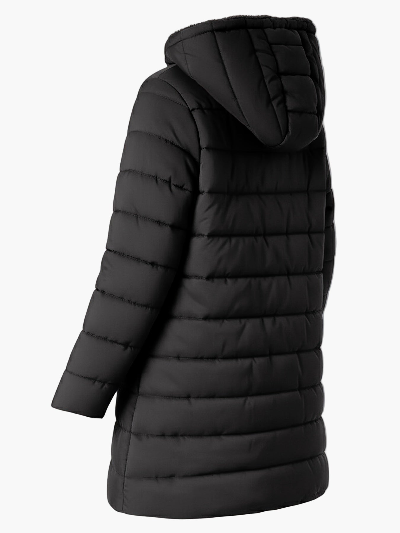 Cappotto imbottito invernale da donna con cappuccio – Elegante parka outdoor per giornate fredde
