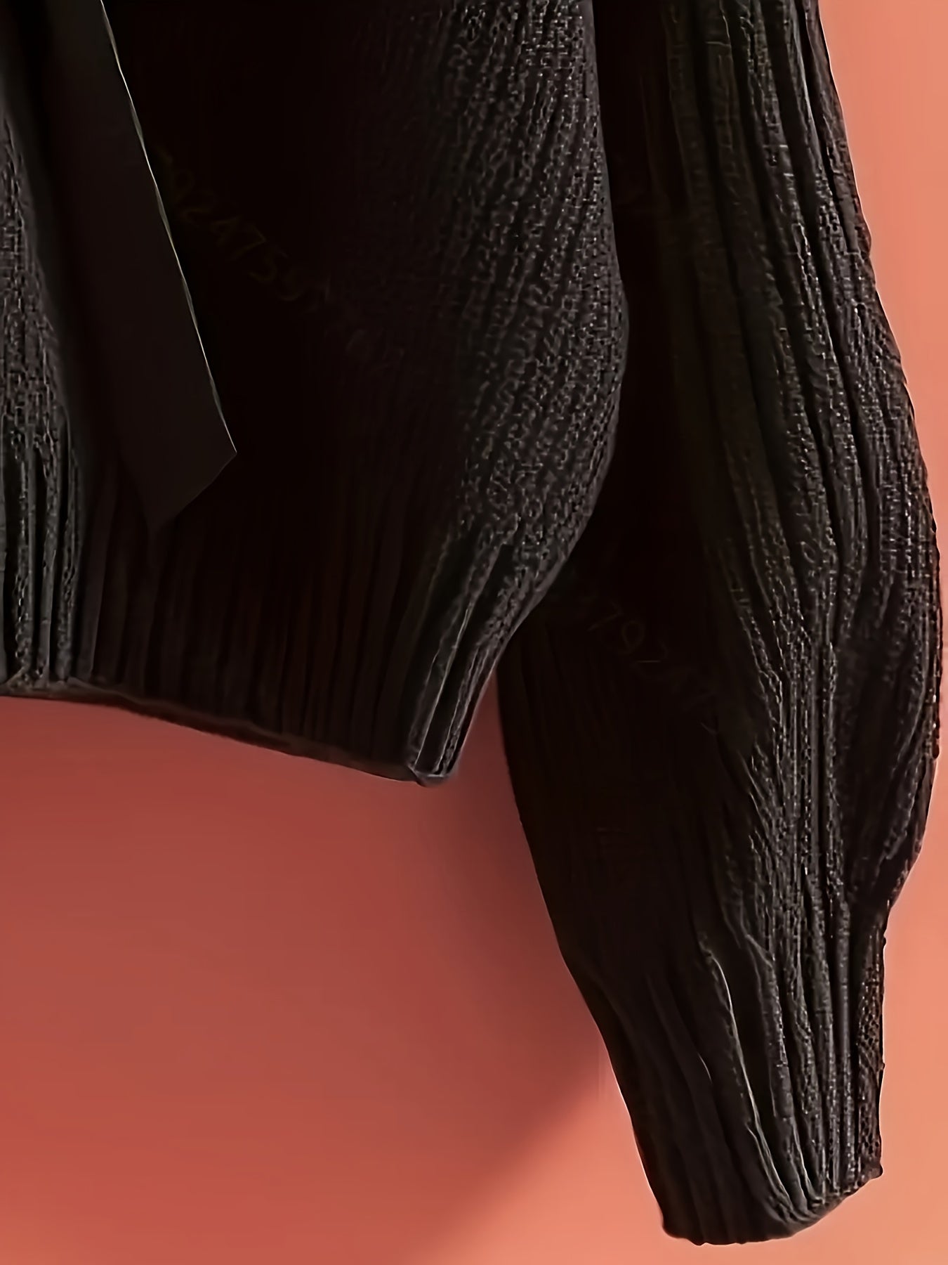 Pullover da donna in maglia grossa con scollo a V e grande fiocco