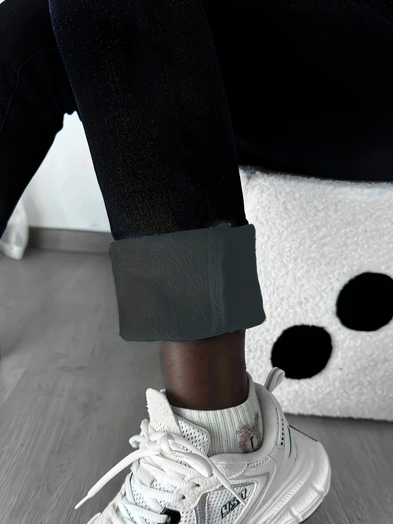 Winter Leggings mit Fleece-Futter – Dunkelblau