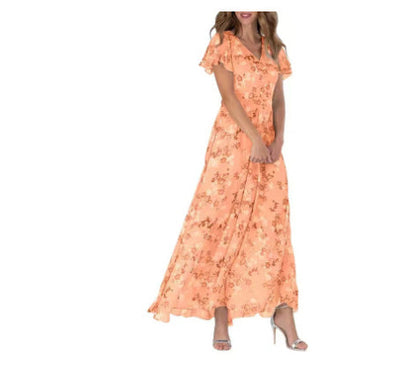 Judith – Modieuze print jurk met taille