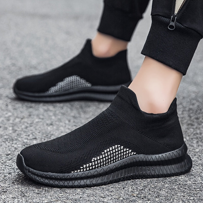 Sneaker Slip-On Uomo Stile Street Scarpe Tempo Libero