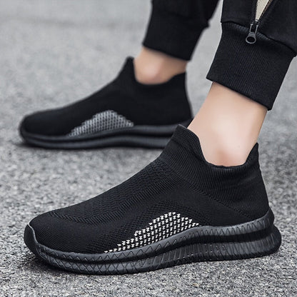 Sneaker Slip-On Uomo Stile Street Scarpe Tempo Libero