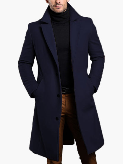 Herre kåpe klassisk moderne elegant – Business & fritids overgangsjakke