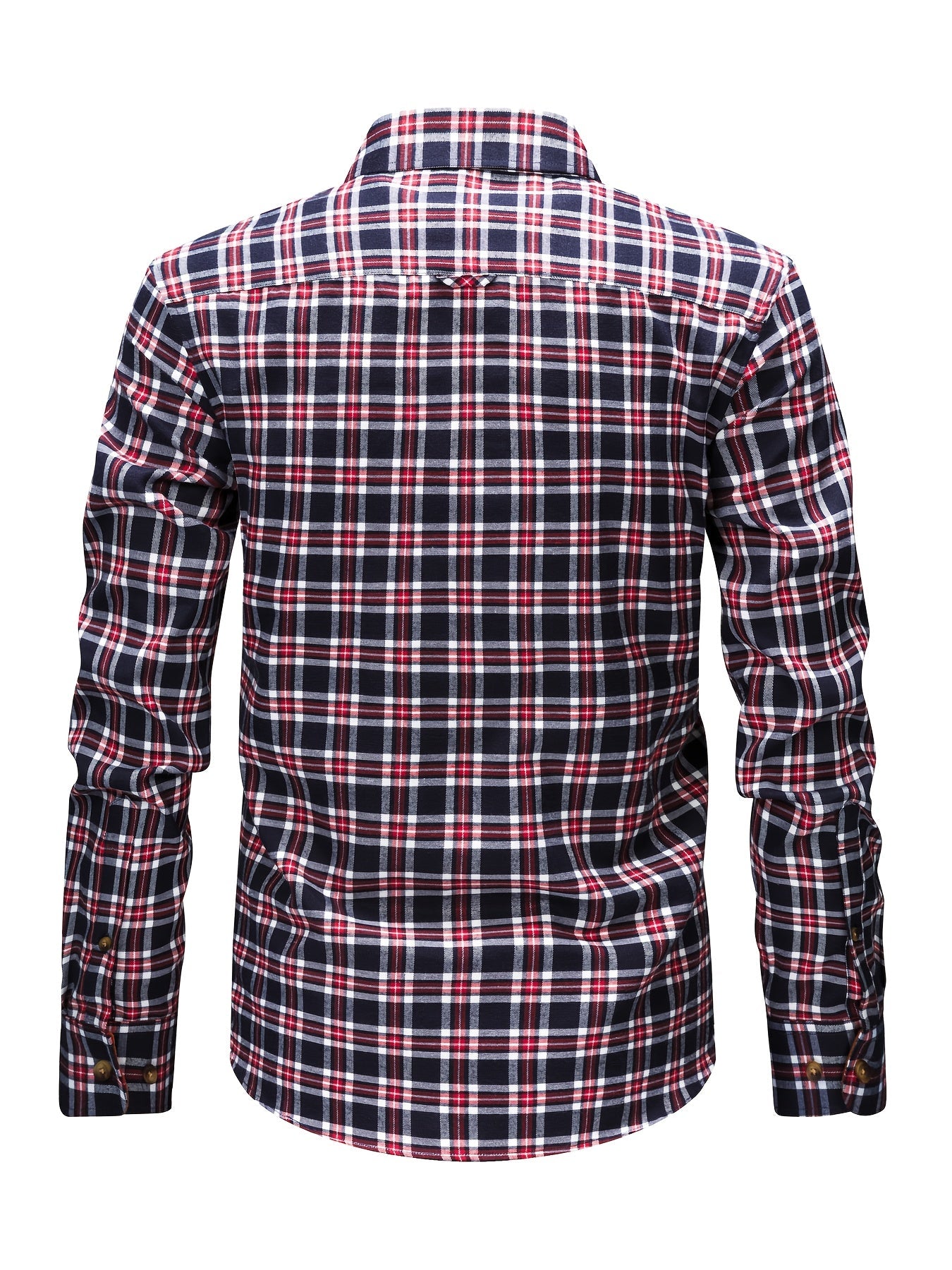 Camicia casual uomo a quadri manica lunga – Camicia moderna per tutti i giorni e ufficio