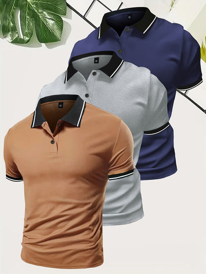 Męska koszulka polo w nowoczesnym stylu casual – idealna na czas wolny i na co dzień