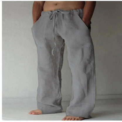 Pantalon de loisirs pour hommes style japonais – Jogging ample à jambe droite