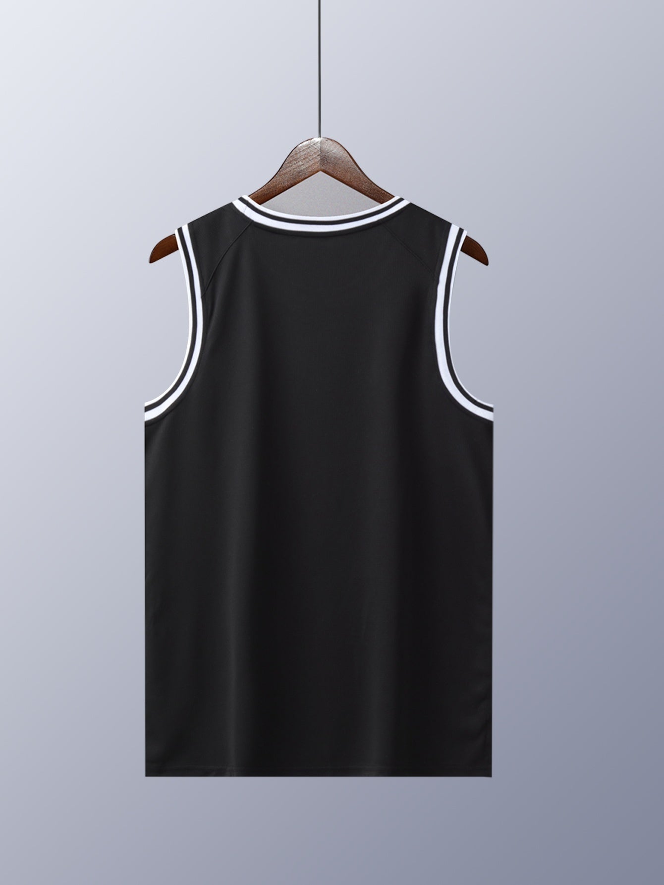 Heren Basketbalshirt Set Vintage Stijl – Sportief Tanktop voor Training & Vrije Tijd
