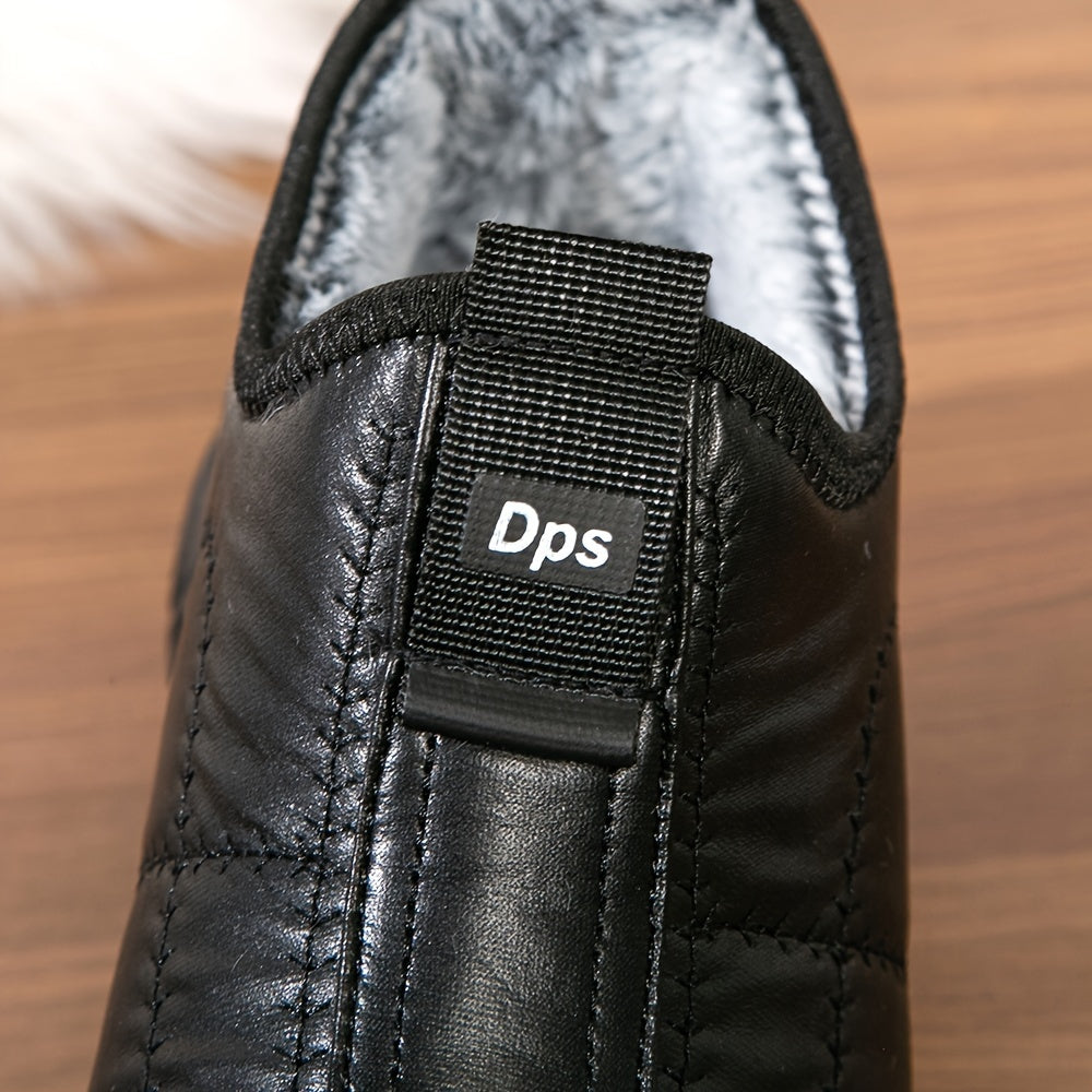 Herren Winter Slip-on Schuhe gefüttert gesteppt