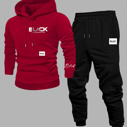 Chándal unisex con sudadera con capucha y pantalón de chándal, varios colores