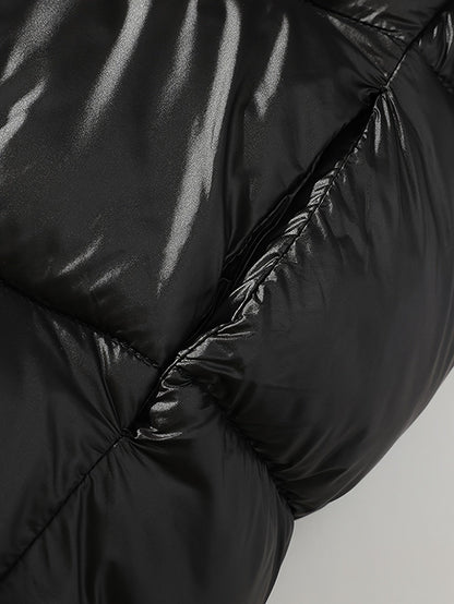 Gilet imbottito con cappuccio da uomo – Gilet trapuntato caldo