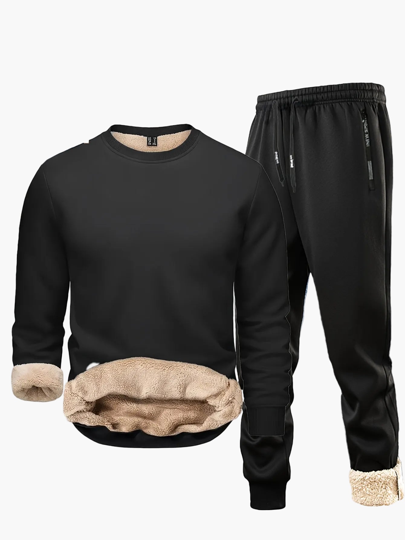 Herren Freizeit Trainingsanzug Set – Winter Warm, Sportlich & Bequem, Ideal für Alltag und Sport
